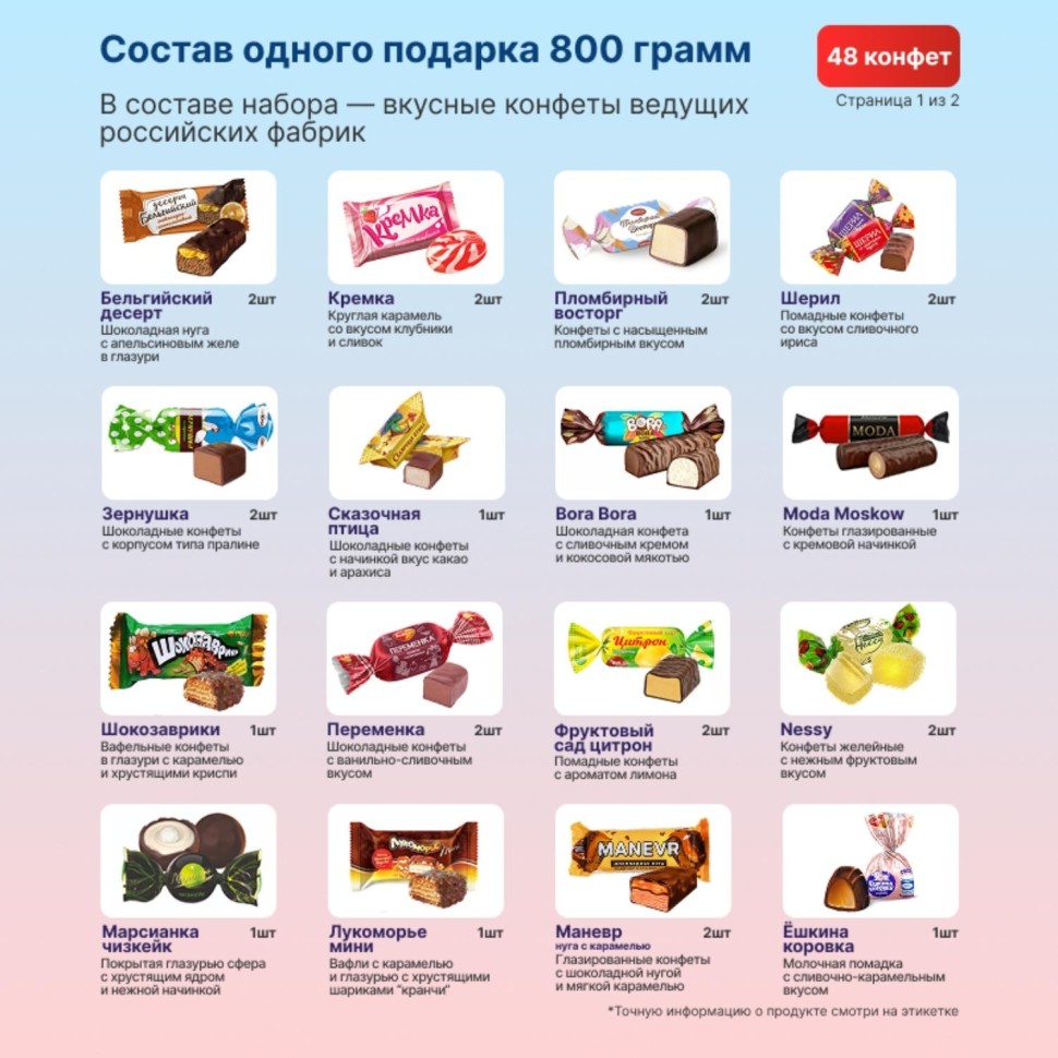 Новогодний сладкий подарок Лошадка Мираж Игрушка 800 грамм, K027