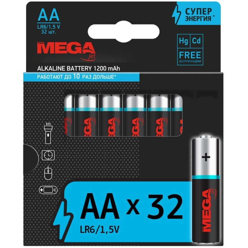 Батарейка Promega AA/LR06 уп/32шт      