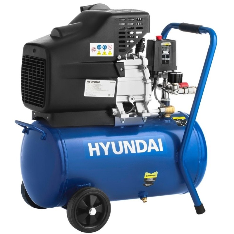 Компрессор поршневой HYUNDAI 230л/мин, 24л, 1500Вт (НYC 2324)
