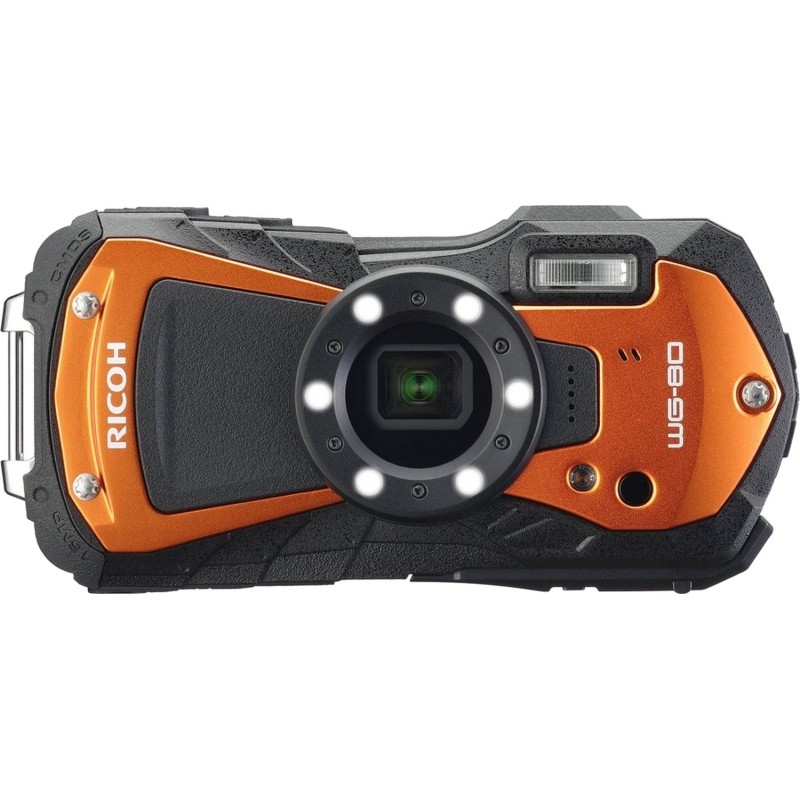 Фотоаппарат Ricoh WG-80 оранжевый с черным (S0003127)