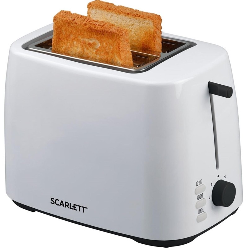 Тостер SCARLETT SC-TM11032, 800Вт, белый