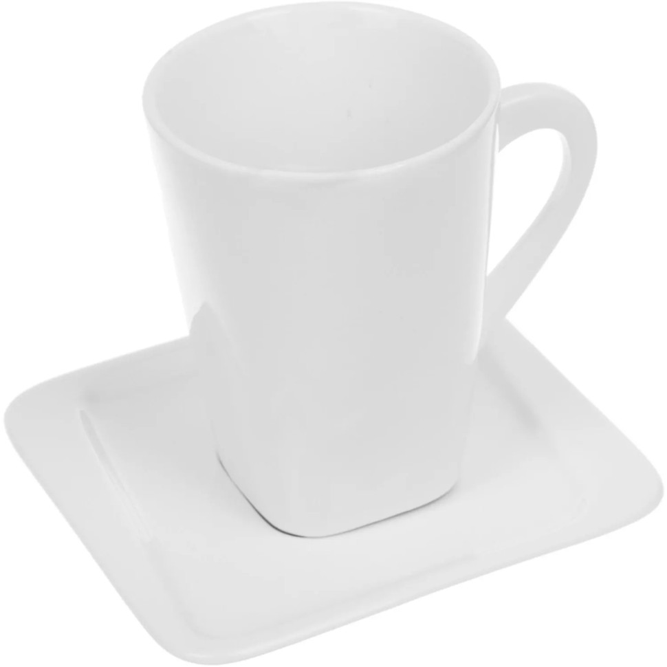 Чайная пара квадратная 170мл Sam&Squito Quadro (фк791),6шт/уп Чайная пара квадратная 170мл Sam&Squito Quadro (фк791),6шт/уп