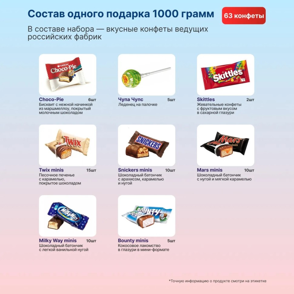 Новогодний сладкий подарок Moroz Банка 1000 грамм, K024 Новогодний сладкий подарок Moroz Банка 1000 грамм, K024