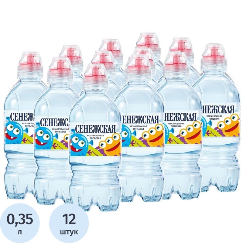 Вода питьевая Сенежская негазированн. пэт 0,35л