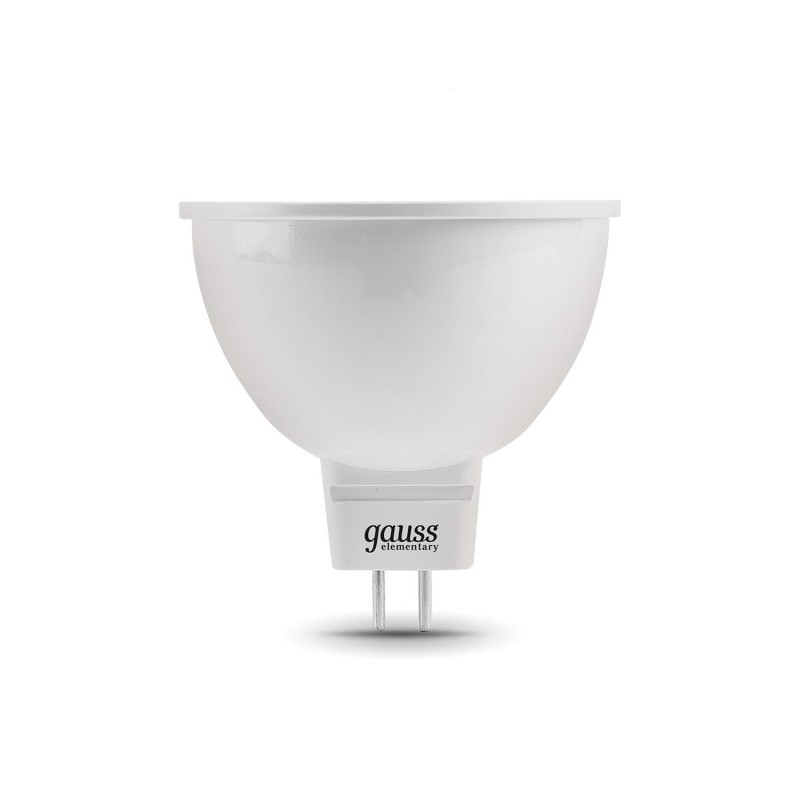 Лампа светодиодная Gauss LED Elementary MR16 GU5.3 5.5Вт 430Лм 3000К, 13516