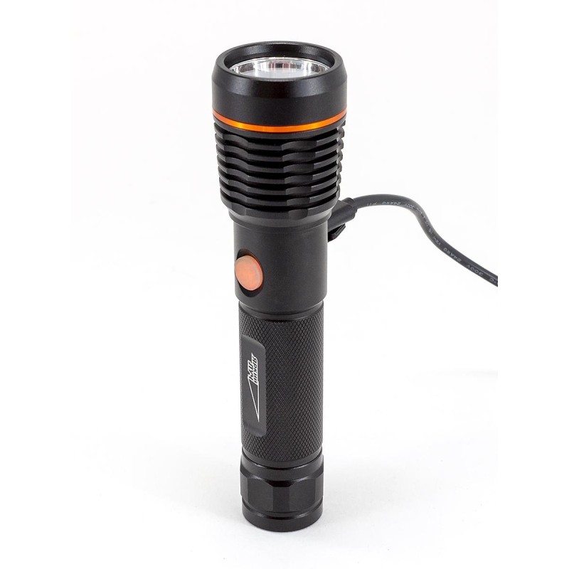 Фонарь ручной ЯРКИЙ ЛУЧ T7v.3 Osram P9 max600лм 5000K 3 реж. IPX4 акк