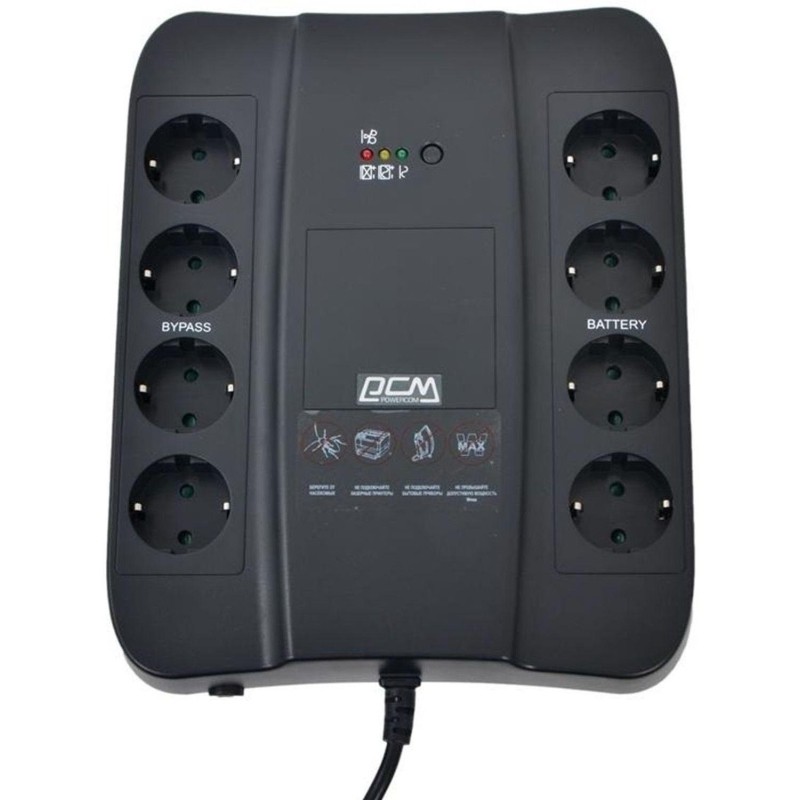 ИБП Powerсom (SPD-650N) Back-UPS SPIDER 650VA/390W