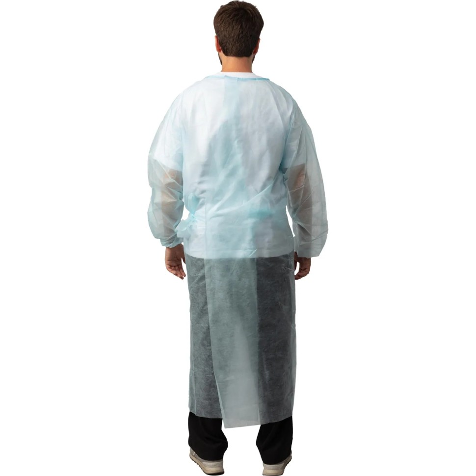 Халат ЕВРО н/с, рукав рез, дл.140 см, р.52-54 пл.25, 5шт/уп Инмедиз Халат ЕВРО н/с, рукав рез, дл.140 см, р.52-54 пл.25, 5шт/уп Инмедиз