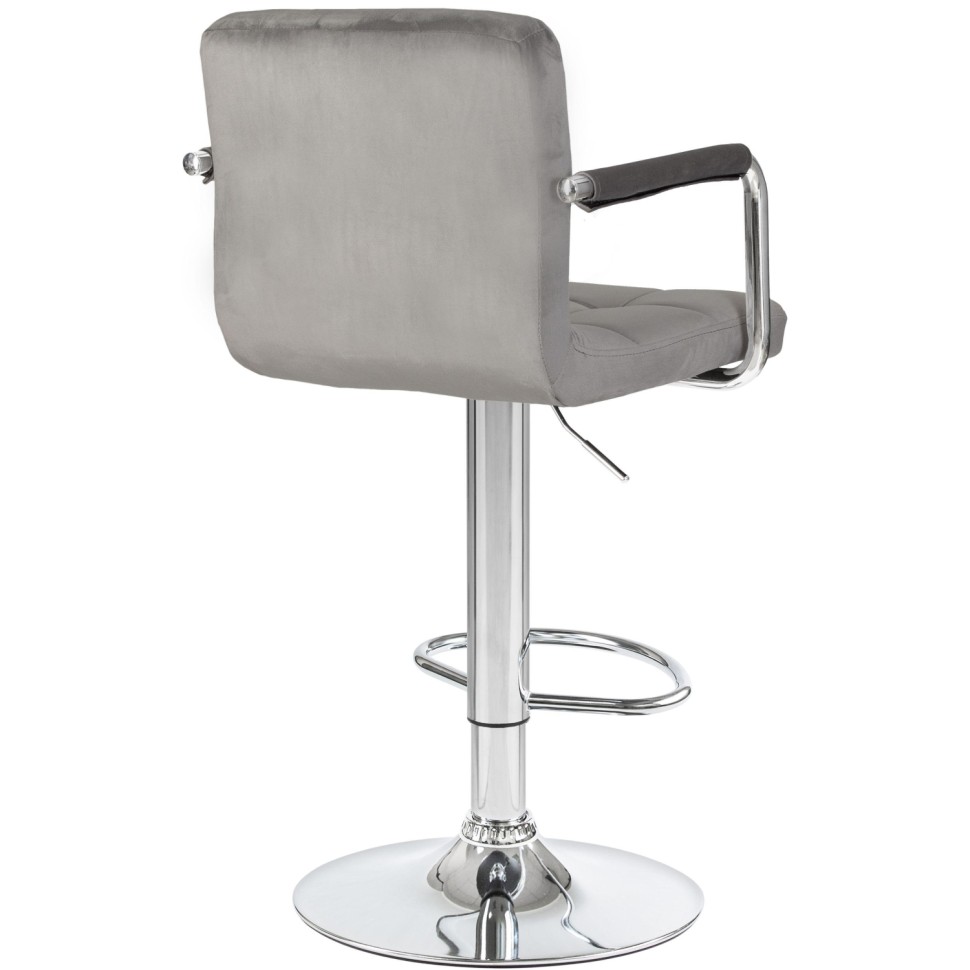 Стул барный LO_DOBRIN KRUGER ARM LM-5011-N сер.вел.MJ9-75/хром.сталь 2шт/уп