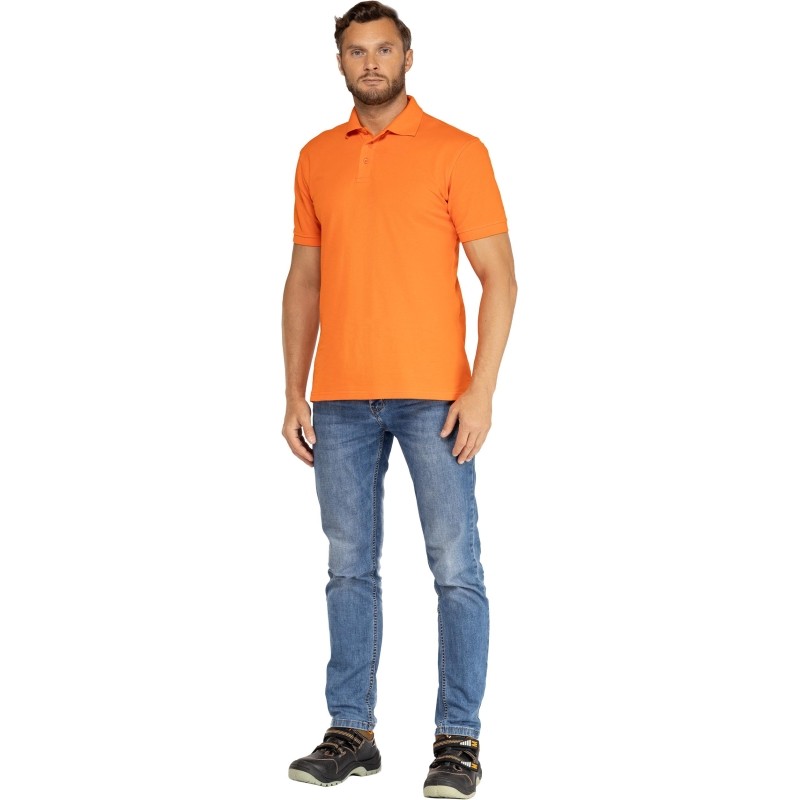 Рубашка Поло (190г.) кор.рукав оранж. (XL)