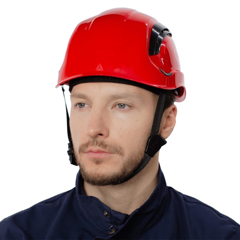 Каска защитная строительная GRANITE WIND, красная GRAWIROFL
