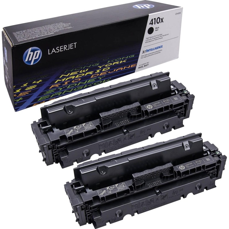 Картридж лазерный HP 410X CF410XD чер. пов.емк. для CLJ Pro M452(2шт/уп)