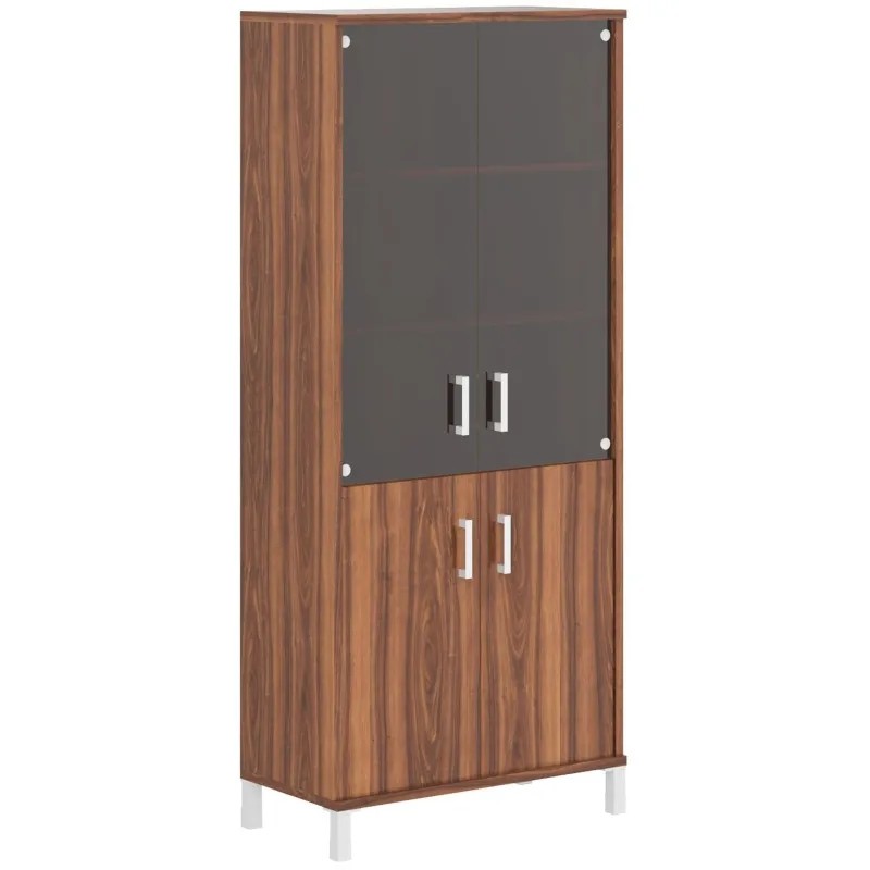 Шкаф SL_Born закрытый со стекл B-430.5 орех даллас (ТМ-430.1(10)