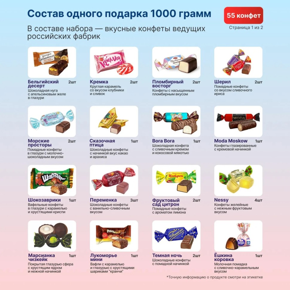 Новогодний сладкий подарок Лошадка Сказка Игрушка 1000 грамм, K079