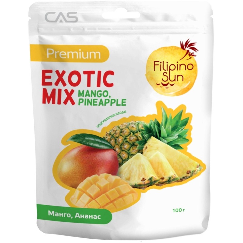 Фруктовая смесь Экзотик Filipino Sun манго, ананас 100 г