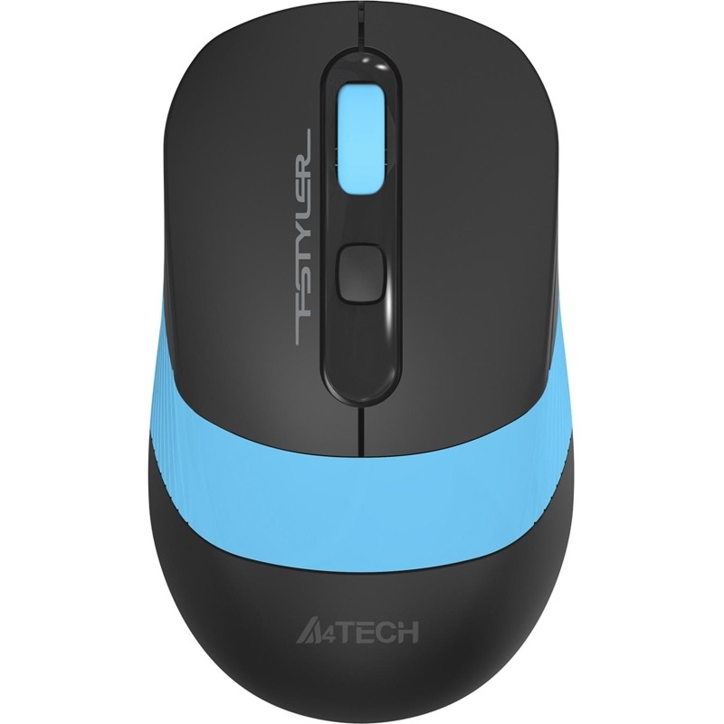 Мышь компьютерная A4Tech Fstyler (FG10 BLUE)черн/син/2000dpi/беспроводн/4кн