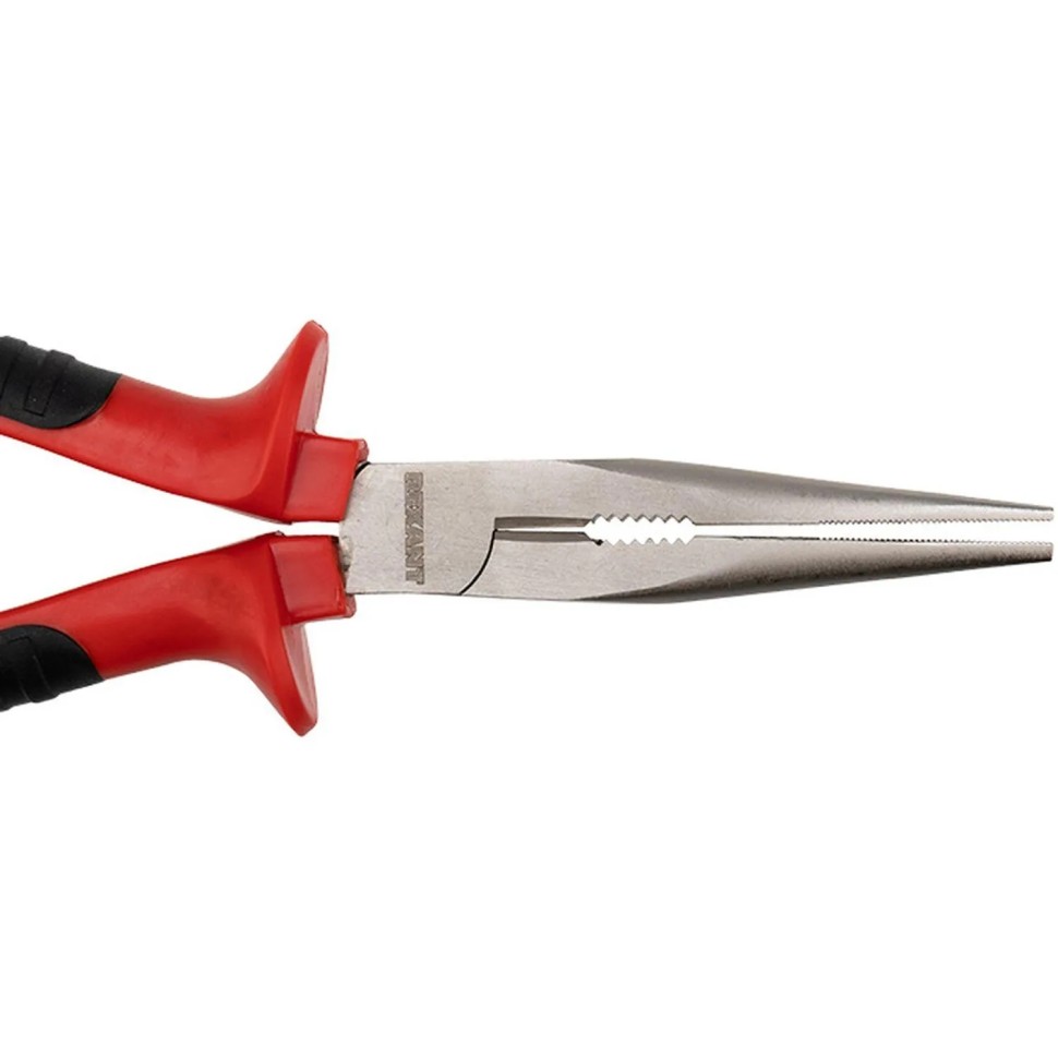 Тонкогубцы 200мм никелированные, двухкомпонентные рукоятки REXANT 12-4618