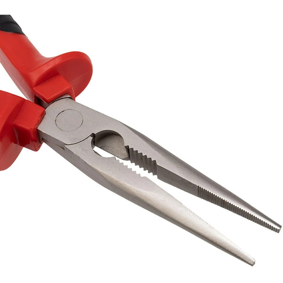 Тонкогубцы 200мм никелированные, двухкомпонентные рукоятки REXANT 12-4618