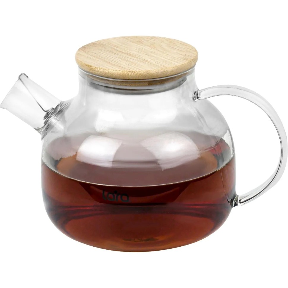 Чайник заварочный боросиликатное стекло LARA LR06-21  1000мл