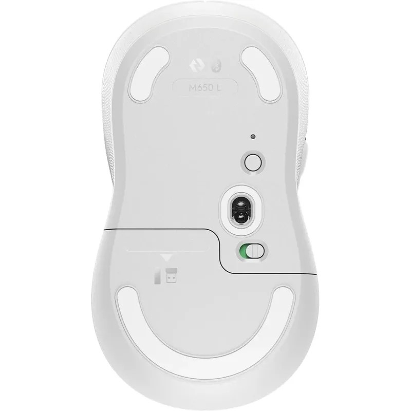 Мышь компьютерная Logitech M650 L Large 4000dpi BT/USB 5but (910-006389)бел