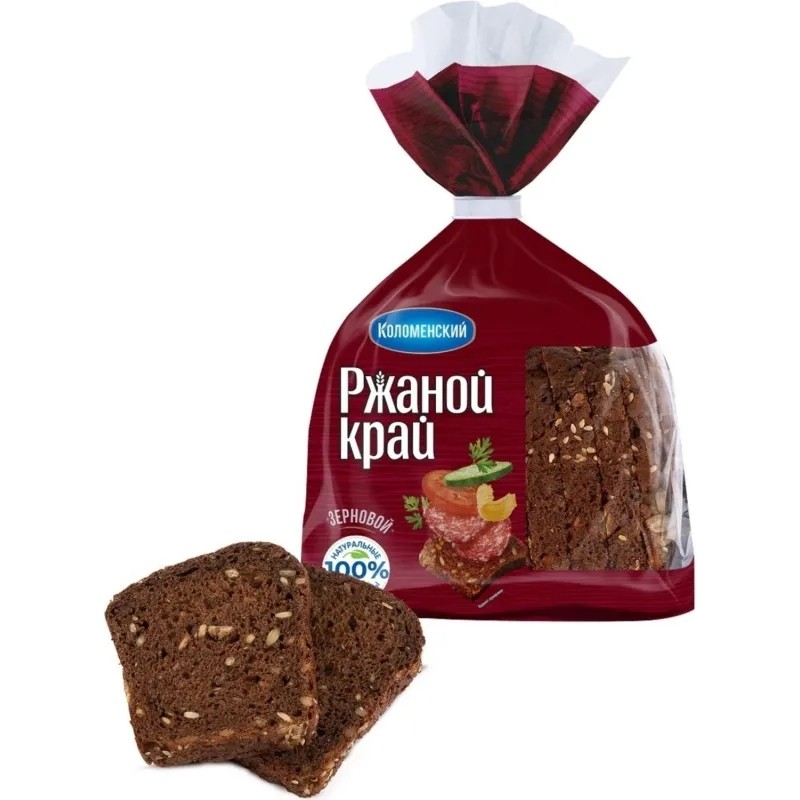 Хлеб Зерновой Ржаной Край 300 гр.   Колом (832)