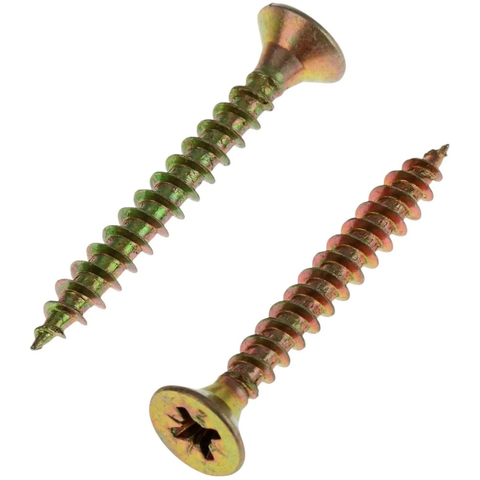 Саморезы универсальные  40х5,0 мм (200 шт/уп) желтые  Zitar (102262)