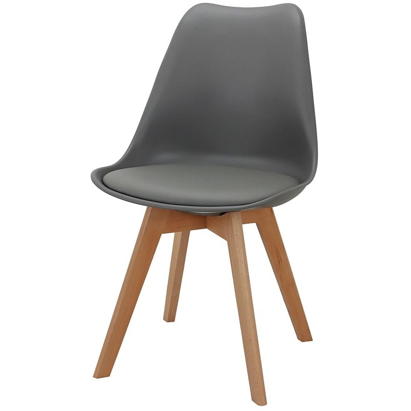 Стул для столовых Т3 Eames Bon FR 0025 серый