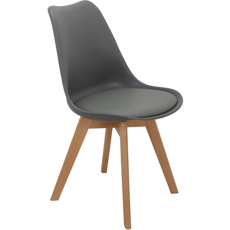 Стул для столовых Т3 Eames Bon FR 0025 серый