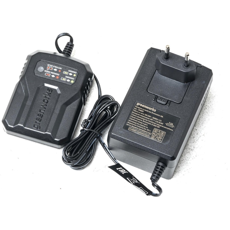 Зарядное устройство Greenworks G40UCM2M, 40V, 2A (2946507)