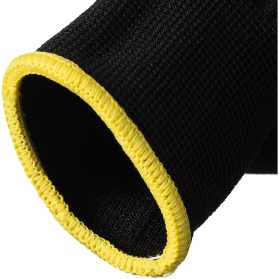 Перчатки защитные TOPFORT нейлоновые с п/у покрытием черные р. 10 (XL)