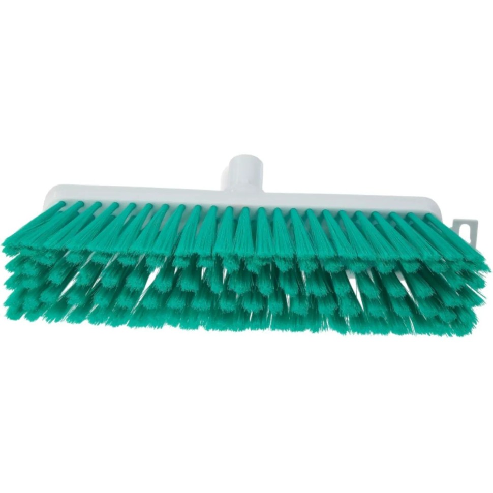 Щетка для подметания SYR 30 см жесткая крепление Interchange зеленая_ДДП