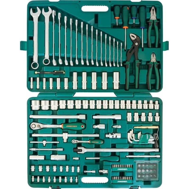 Набор инструмента 1/4, 1/2DR, 142 предмета Jonnesway S04H524142S