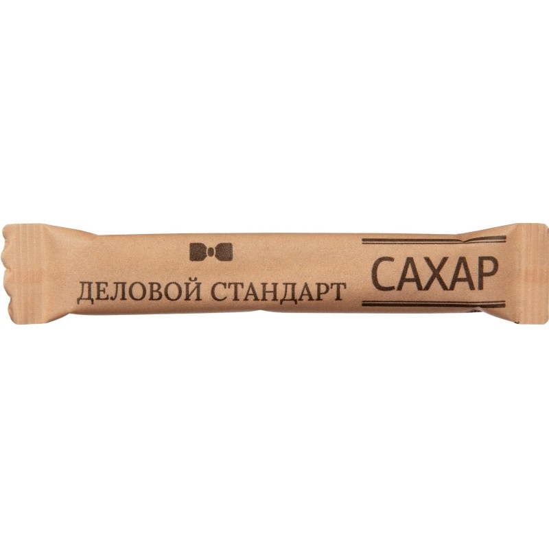 Сахар порционный в стиках Деловой стандарт тростниковый 5гр (200 шт/уп.)