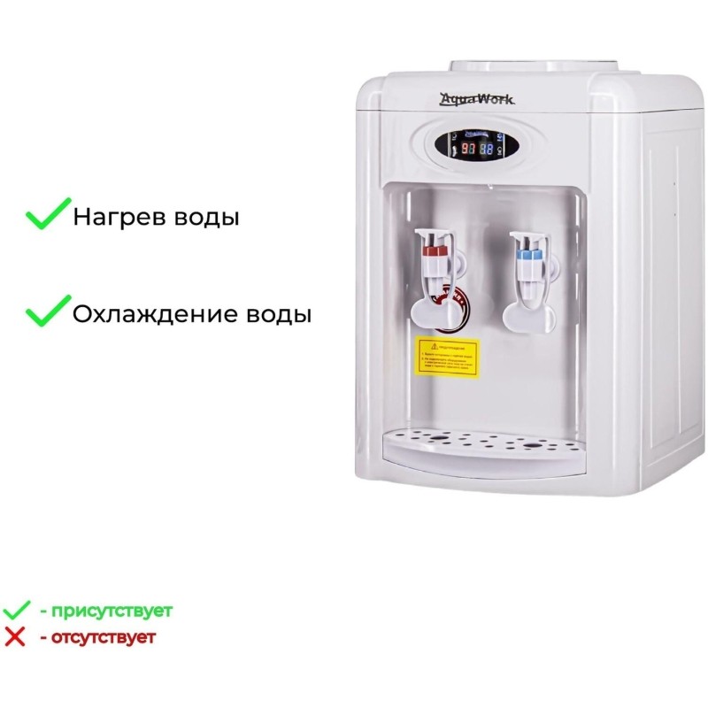 Кулер для воды Aqua Work 0.7TDR-ST белый