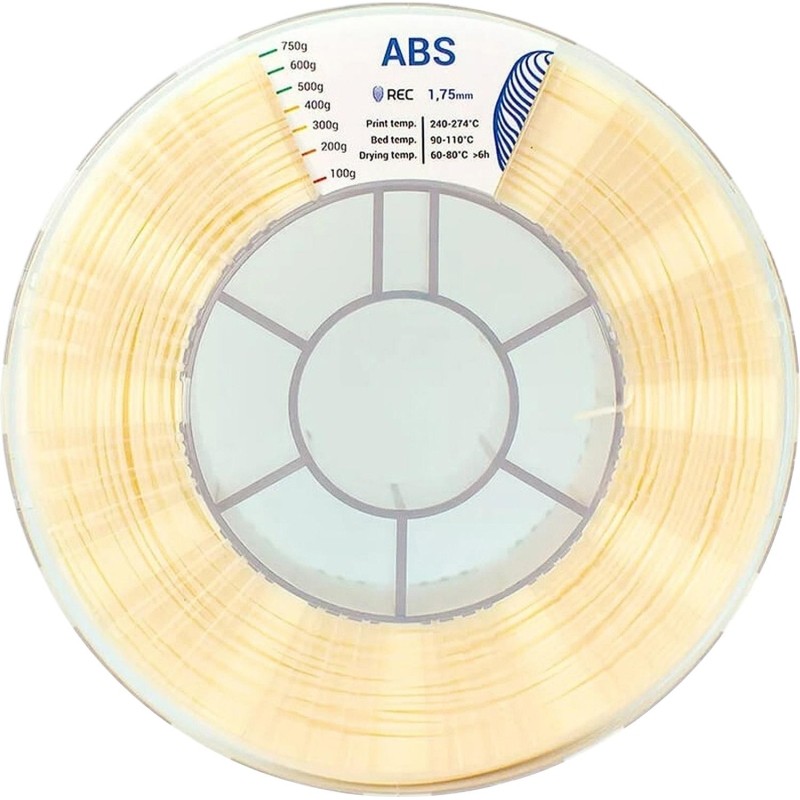 Катушка ABS пластик REC 1.75мм натуральный