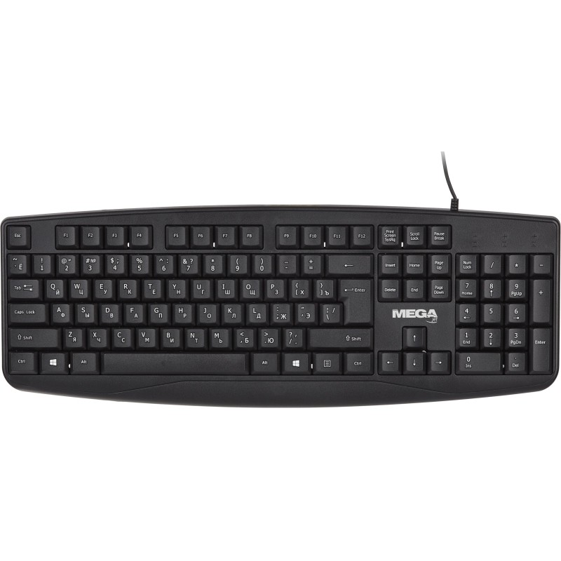 Клавиатура ProMega E-KB721 черная, USB, 104кн