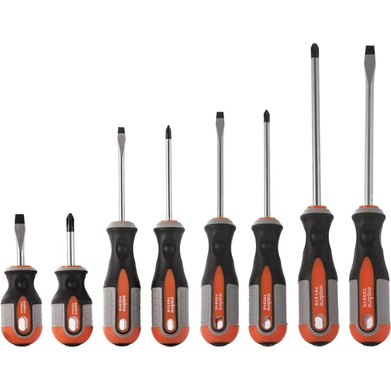Набор отверток стержневых ROUND GRIP, 8 предметов 975008