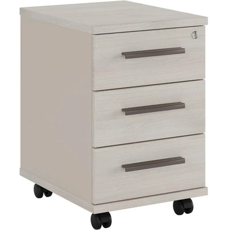 Тумба NEW LINE подкатная 3 ящ.NLN36330321 Дуб св. шамони/Беж