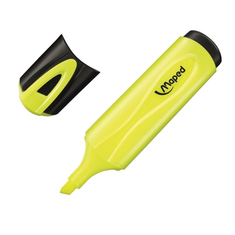 Маркер текстовыделитель Maped FLUO PEP&#039;S CLASSIC 1-5 мм, желтый,742534