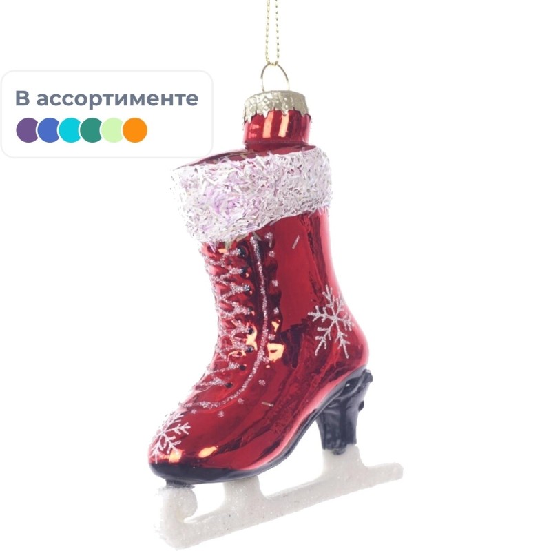 Украшение новогоднее Коньки, L8,5 W3,5 H11 см, 2в., 826438