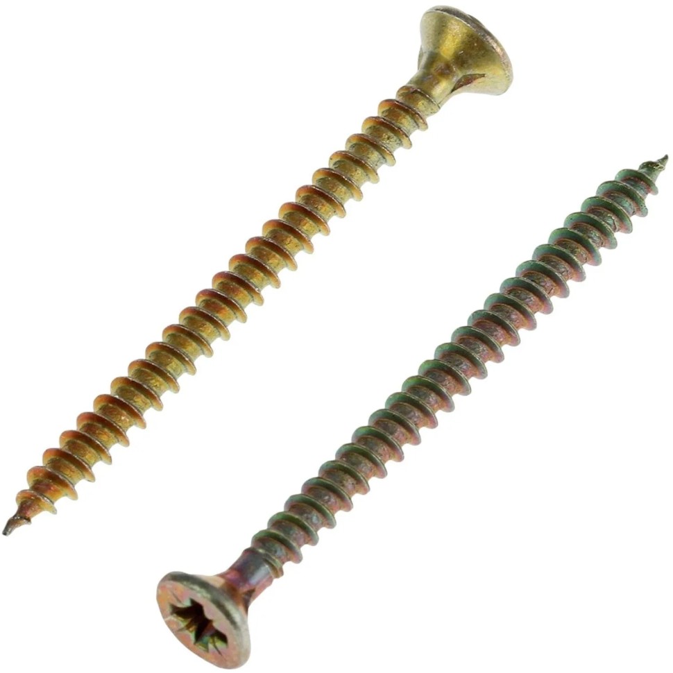 Саморезы универсальные  50х4,0 мм (200 шт/уп) желтые  Zitar (102247)