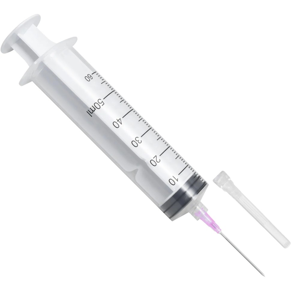 Шприц 3-комп. однораз. 50/60мл прил игла 18G 1,2х40 ЛуерЛок VM 25шт/у (М)