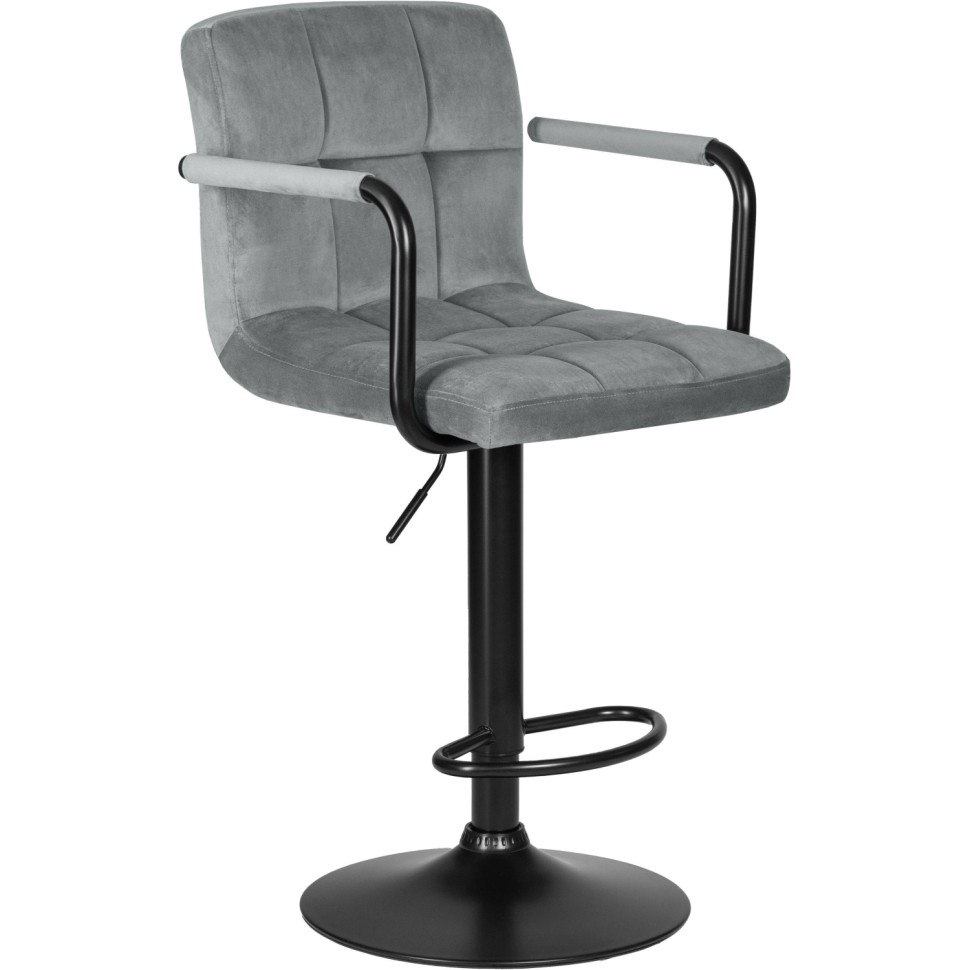 Стул барный LO_ DOBRIN KRUGER ARM BLACK LM-5011-N сер.вел.MJ9-75/чер.2шт/уп