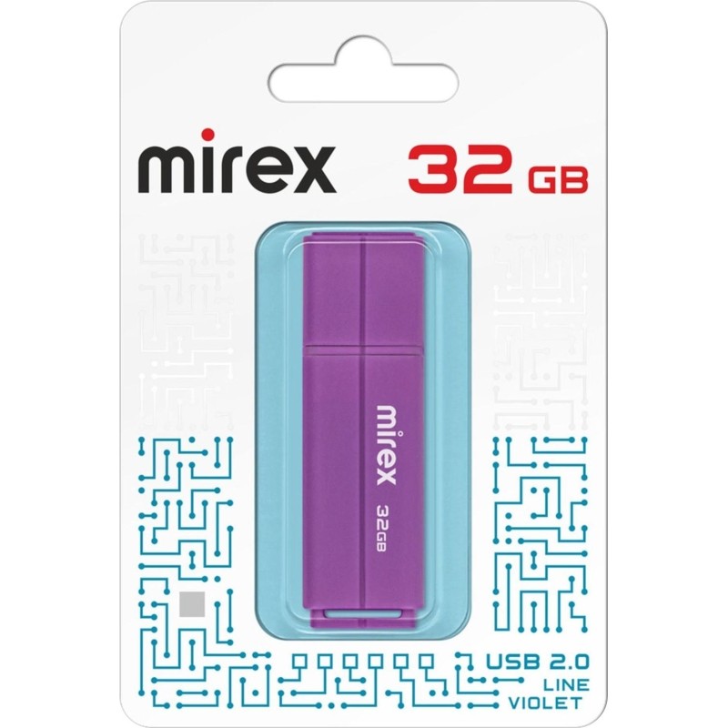 Флеш-память Mirex USB LINE VIOLET 32Gb (13600-FMULVT32 )