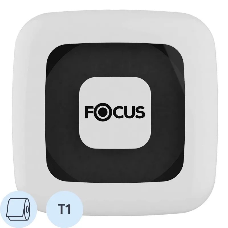 Диспенсер Focus Mini Jumbo для туалетной бумаги в ср рул белый 8077065