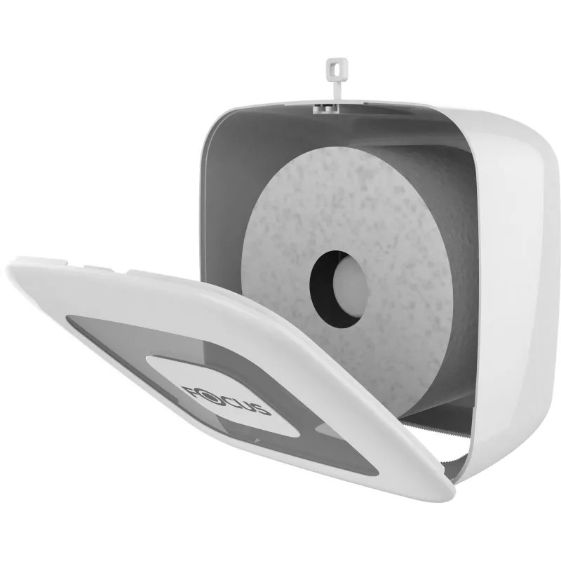 Диспенсер Focus Mini Jumbo для туалетной бумаги в ср рул белый 8077065