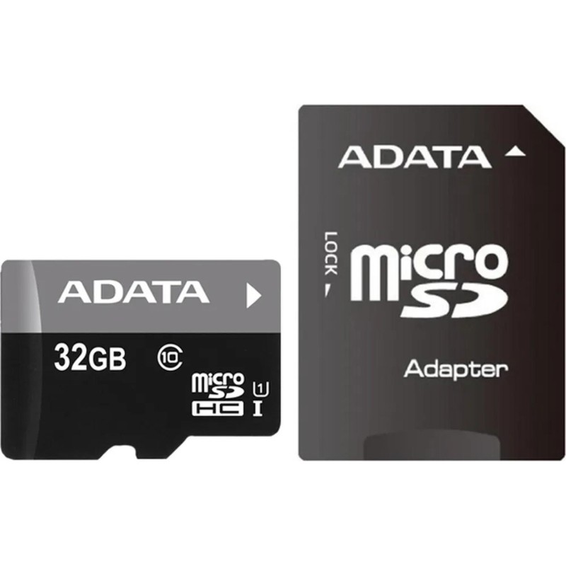 Карта памяти ADATA MicroSDHC, 32GB, AUSDH32GUICL10-RA1