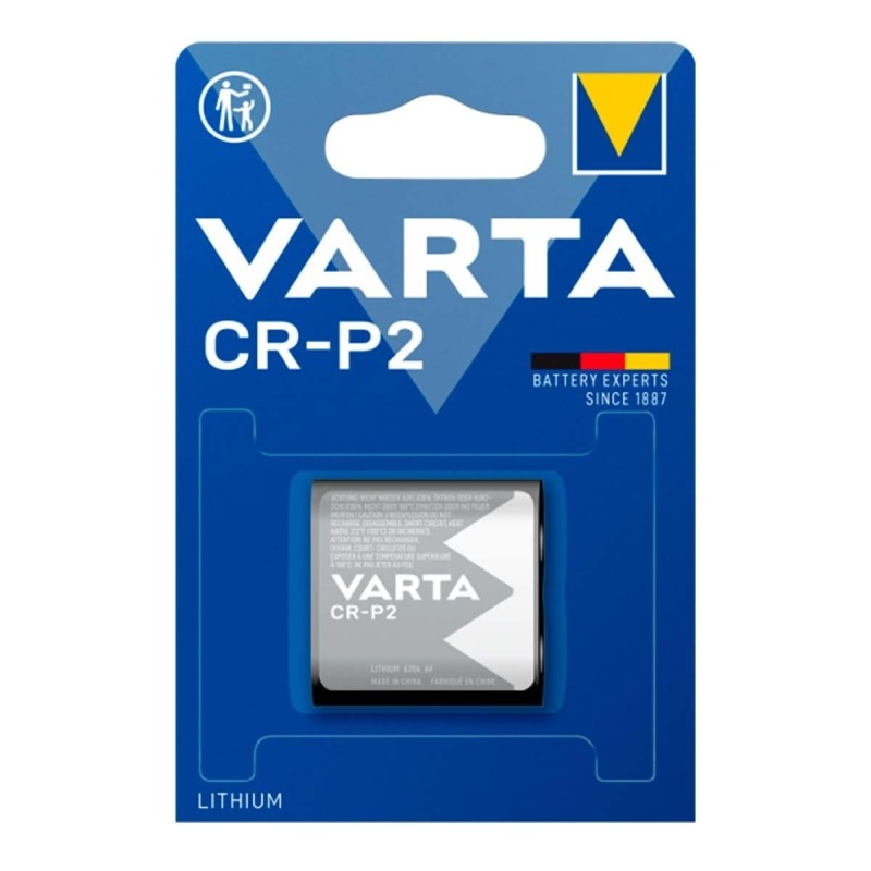 Батарейка Varta CR-P2 1шт Lithium 6V (6204) (1/10/100)