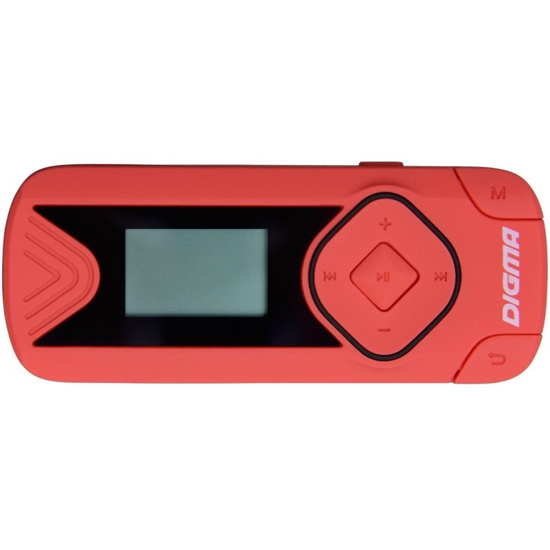 Плеер MP3 Digma R3 8Gb  красный/0.8/FM/microSDHC/clip
