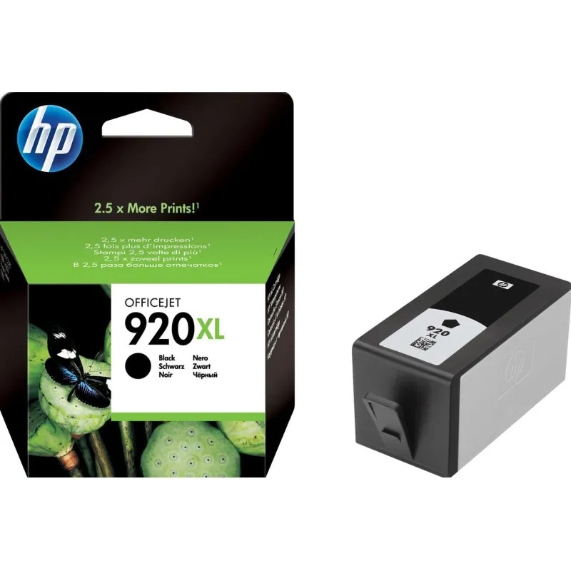 Картридж струйный HP 920XL CD975AE чер. пов.емк. для OJ 6000
